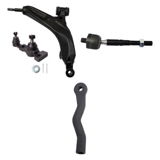 TRQ® - Front Driver Side Lower Control Arm and Tie Rod End Kit