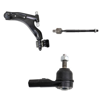TRQ® - Front Driver Side Lower Control Arm with Ball Joint and Tie Rod End Kit