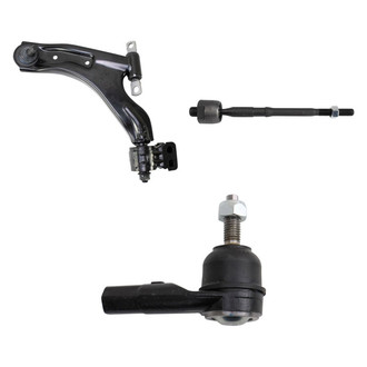 TRQ® - Front Driver Side Lower Control Arm with Ball Joint and Tie Rod End Kit