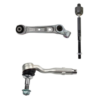 TRQ® - Front Driver Side Lower Control Arm and Tie Rod End Kit