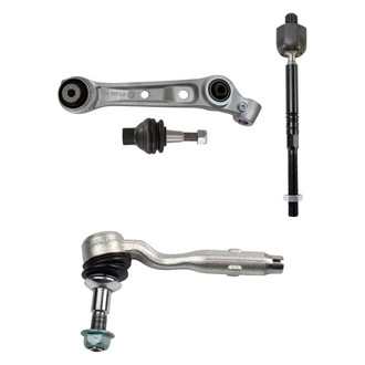 TRQ® - Front Driver Side Lower Control Arm and Tie Rod End Kit