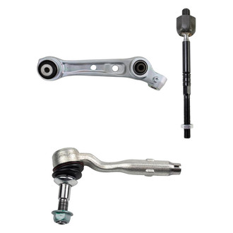 TRQ® - Front Driver Side Lower Control Arm and Tie Rod End Kit