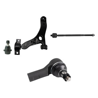 TRQ® - Front Driver Side Lower Control Arm and Tie Rod End Kit
