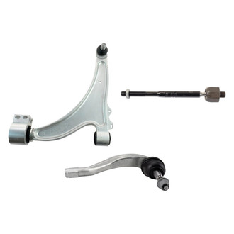 TRQ® - Front Driver Side Lower Control Arm with Ball Joint and Tie Rod End Kit