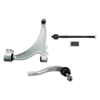 TRQ® - Front Driver Side Lower Control Arm with Ball Joint and Tie Rod End Kit