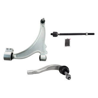 TRQ® - Front Driver Side Lower Control Arm with Ball Joint and Tie Rod End Kit