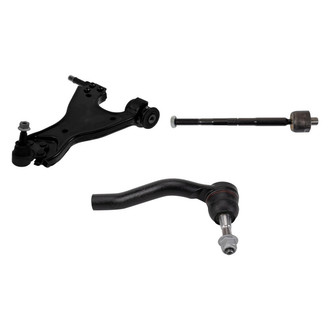 TRQ® - Front Driver Side Lower Control Arm with Ball Joint and Tie Rod End Kit