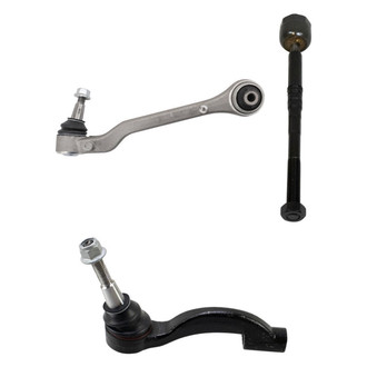 TRQ® - Front Driver Side Lower Control Arm with Ball Joint and Tie Rod End Kit