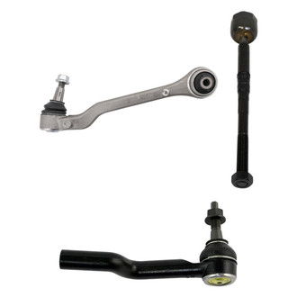 TRQ® - Front Driver Side Lower Control Arm with Ball Joint and Tie Rod End Kit