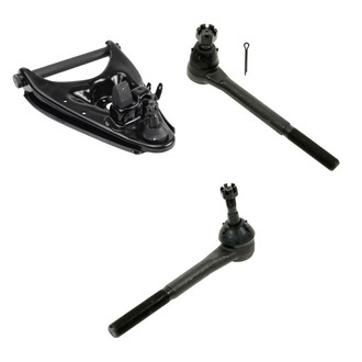 TRQ® - Front Driver Side Lower Control Arm with Ball Joint and Tie Rod End Kit