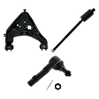 TRQ® - Front Driver Side Lower Control Arm with Ball Joint and Tie Rod End Kit