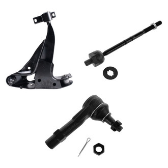 TRQ® - Front Driver Side Lower Control Arm with Ball Joint and Tie Rod End Kit