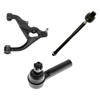 TRQ® - Front Driver Side Lower Control Arm with Ball Joint and Tie Rod End Kit