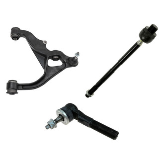 TRQ® - Front Driver Side Lower Control Arm with Ball Joint and Tie Rod End Kit