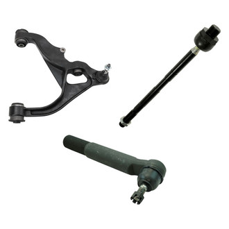 TRQ® - Front Driver Side Lower Control Arm with Ball Joint and Tie Rod End Kit