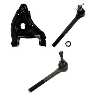 TRQ® - Front Passenger Side Lower Control Arm with Ball Joint and Tie Rod End Kit