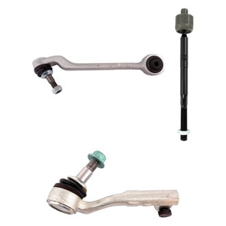 TRQ® - Front Passenger Side Lower Control Arm with Ball Joint and Tie Rod End Kit