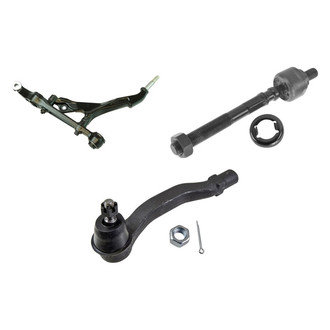 TRQ® - Front Passenger Side Lower Control Arm and Tie Rod End Kit