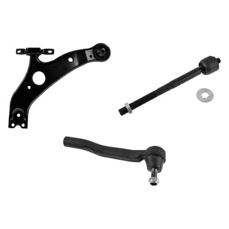 TRQ® - Front Passenger Side Lower Control Arm and Tie Rod End Kit