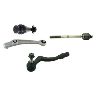 TRQ® - Front Passenger Side Lower Control Arm and Tie Rod End Kit