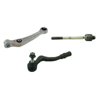 TRQ® - Front Passenger Side Lower Control Arm and Tie Rod End Kit