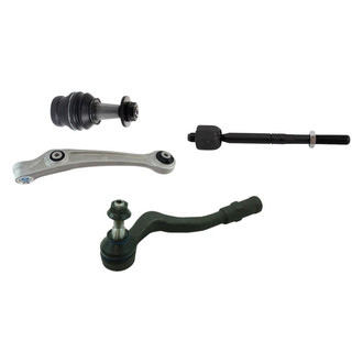 TRQ® - Front Passenger Side Lower Control Arm and Tie Rod End Kit