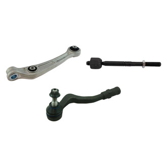 TRQ® - Front Passenger Side Lower Control Arm and Tie Rod End Kit