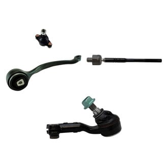TRQ® - Front Passenger Side Lower Control Arm with Ball Joint and Tie Rod End Kit