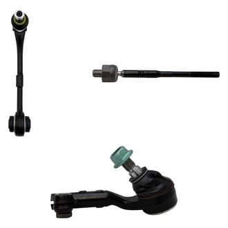 TRQ® - Front Passenger Side Lower Control Arm with Ball Joint and Tie Rod End Kit