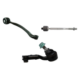 TRQ® - Front Passenger Side Lower Control Arm and Tie Rod End Kit