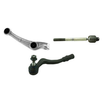TRQ® - Front Passenger Side Lower Control Arm and Tie Rod End Kit