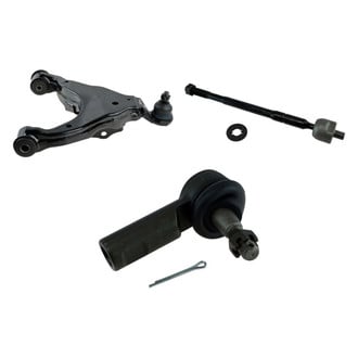 TRQ® - Front Passenger Side Lower Control Arm with Ball Joint and Tie Rod End Kit