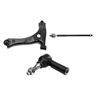 TRQ® - Front Passenger Side Lower Control Arm and Tie Rod End Kit
