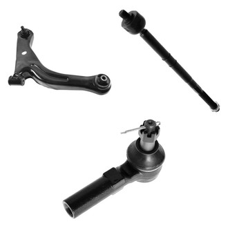 TRQ® - Front Passenger Side Lower Control Arm with Ball Joint and Tie Rod End Kit
