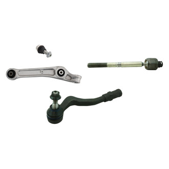 TRQ® - Front Passenger Side Lower Control Arm and Tie Rod End Kit
