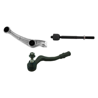 TRQ® - Front Passenger Side Lower Control Arm and Tie Rod End Kit