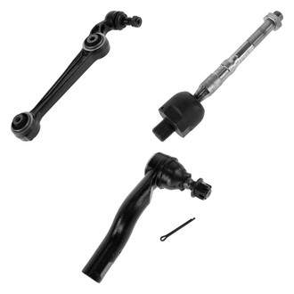 TRQ® - Front Passenger Side Lower Control Arm with Ball Joint and Tie Rod End Kit
