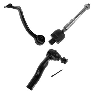 TRQ® - Front Passenger Side Lower Control Arm with Ball Joint and Tie Rod End Kit