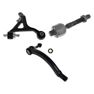 TRQ® - Front Passenger Side Lower Control Arm and Tie Rod End Kit