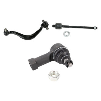 TRQ® - Front Passenger Side Lower Control Arm with Ball Joint and Tie Rod End Kit