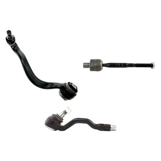 TRQ® - Front Passenger Side Lower Control Arm with Ball Joint and Tie Rod End Kit