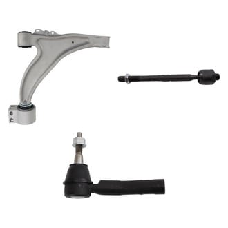 TRQ® - Front Passenger Side Lower Control Arm and Tie Rod End Kit