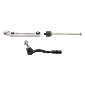 TRQ® - Front Passenger Side Lower Control Arm and Tie Rod End Kit