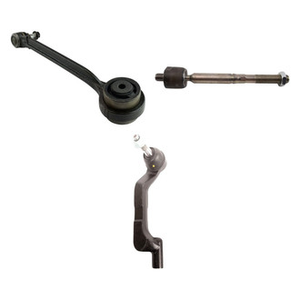 TRQ® - Front Passenger Side Lower Control Arm with Ball Joint and Tie Rod End Kit