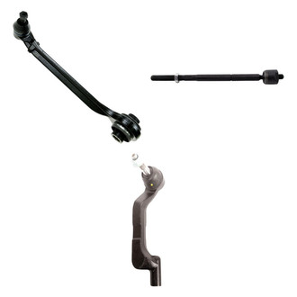 TRQ® - Front Passenger Side Lower Control Arm with Ball Joint and Tie Rod End Kit