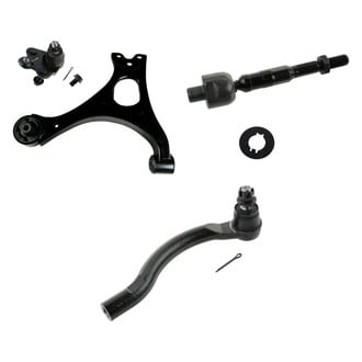 TRQ® - Front Passenger Side Lower Control Arm and Tie Rod End Kit