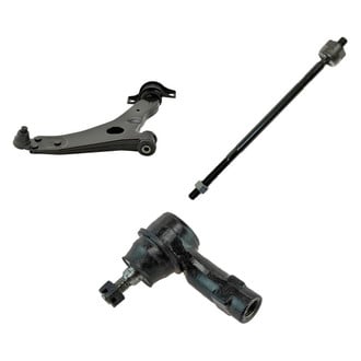 TRQ® - Front Passenger Side Lower Control Arm with Ball Joint and Tie Rod End Kit
