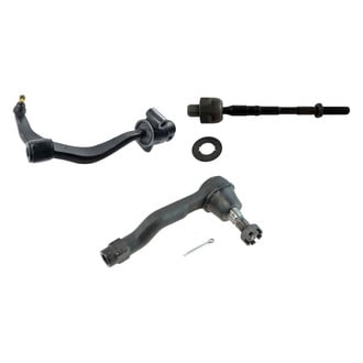 TRQ® - Front Passenger Side Lower Control Arm with Ball Joint and Tie Rod End Kit