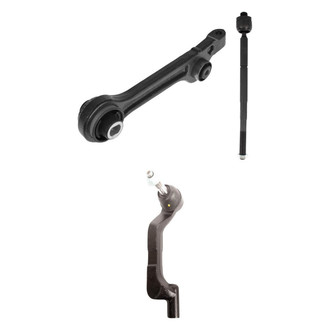TRQ® - Front Passenger Side Lower Control Arm and Tie Rod End Kit