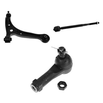 TRQ® - Front Passenger Side Lower Control Arm with Ball Joint and Tie Rod End Kit